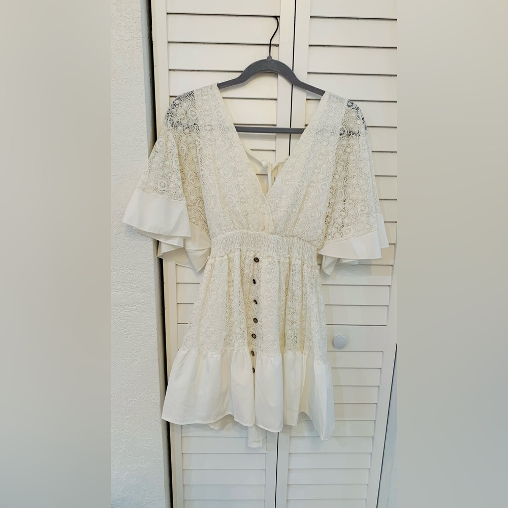 White summer dress